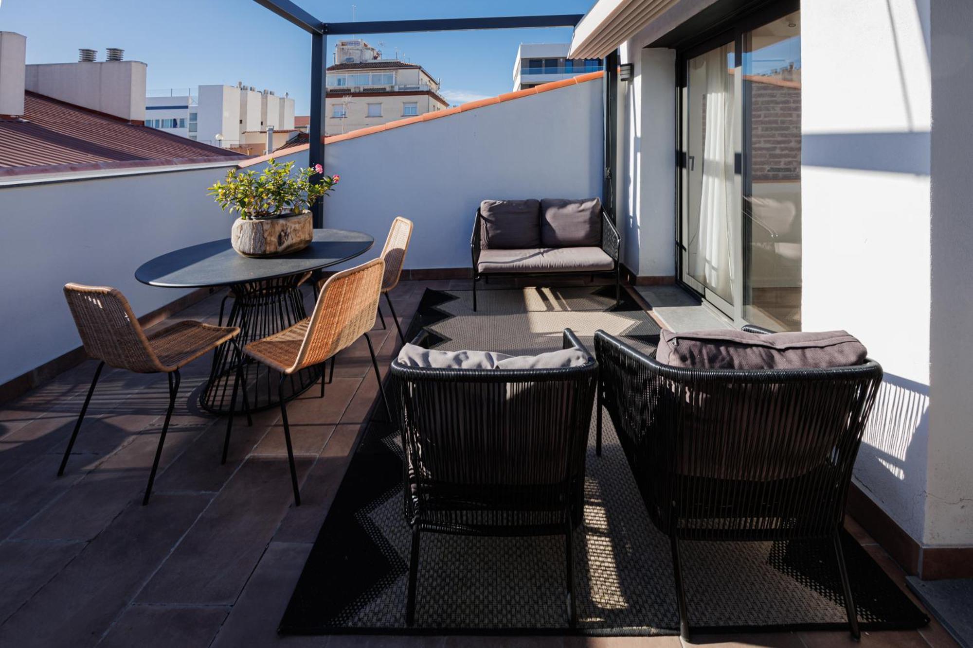 Atico Duplex Playa Area Barcelona Con Spa Exterior Montgat Bagian luar foto